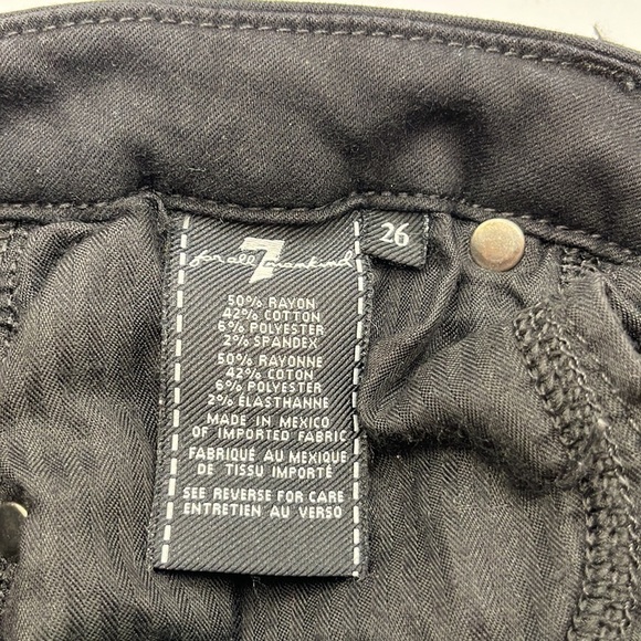 7 For All Mankind The High Waist Skinny Size 26 - Picture 10 of 16